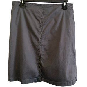 New York & Company | Gray Casual Stretch Knee-Length Cargo Skirt | Sz 10